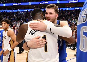 媒体人：都是减肥 东契奇打出MVP级别表现 锡安没了MV只剩下个P